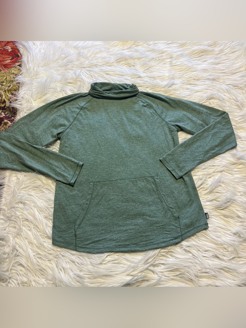 Eddie Bauer Heathered Teal Pullover - Women's